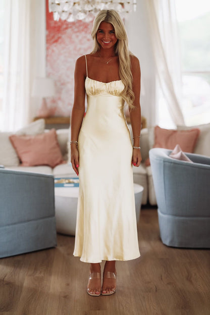 Sensational Maxi Dress - Yellow