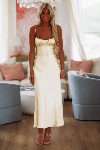 Sensational Maxi Dress - Yellow