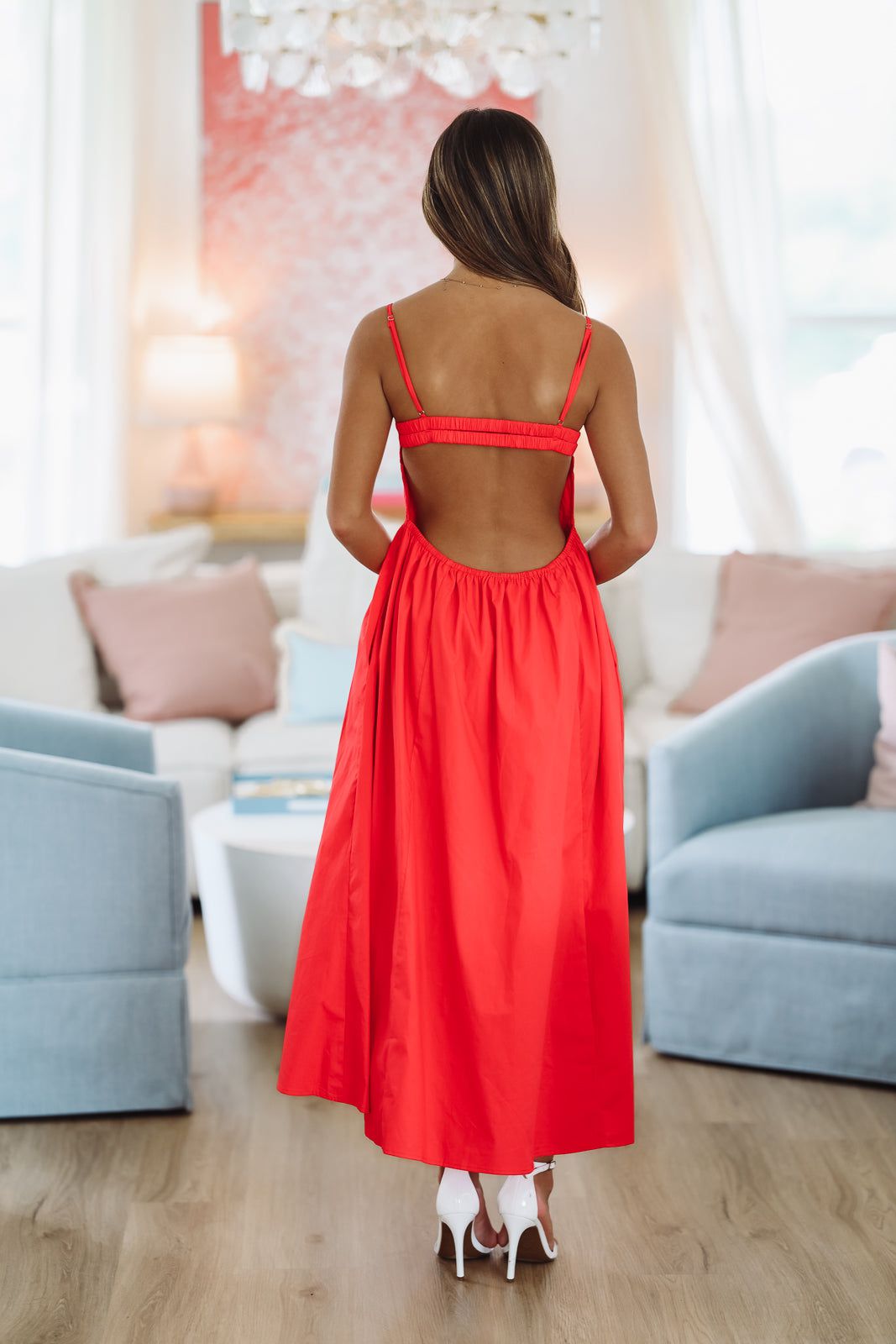 Destene Maxi Dress - Red