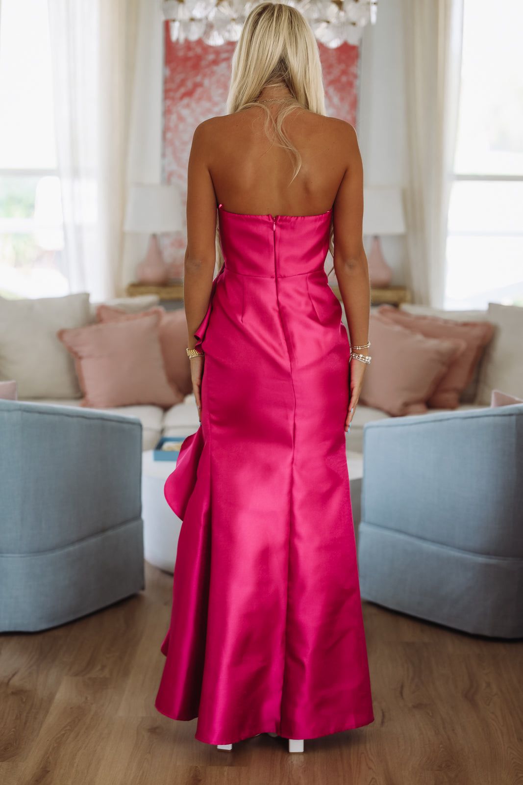 Fit for a Queen Maxi Dress - Magenta