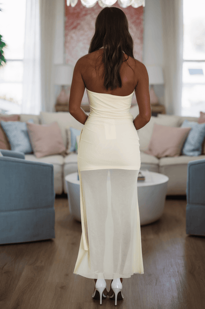 By My Side Maxi Dress - Butter Yellow