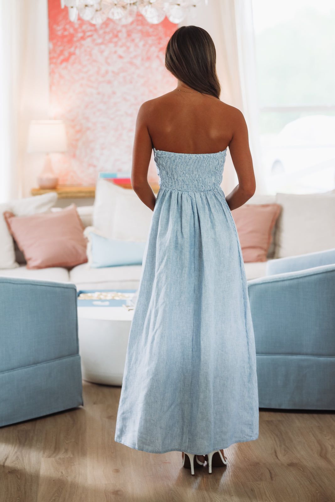 Regency Maxi Dress - Navy