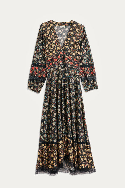 Raven  -  Eva Floral Mix Black