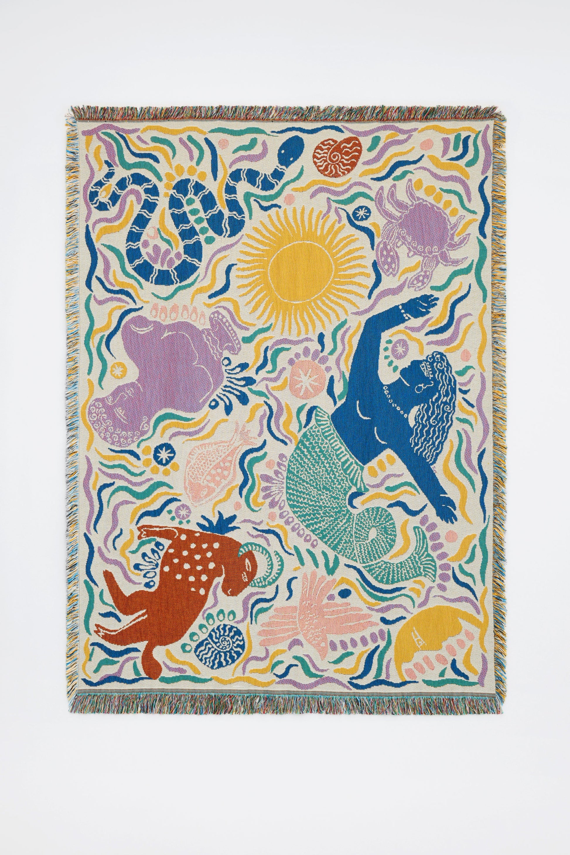 Athena Throw - Ivory