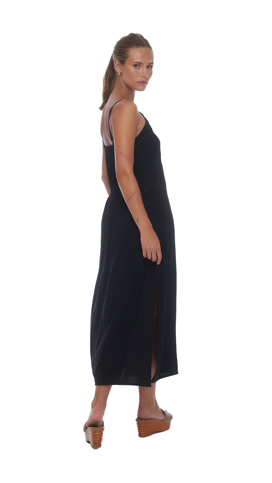 Bendita Manava Midi Dress -  Black