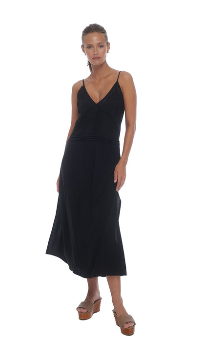 Bendita Manava Midi Dress -  Black