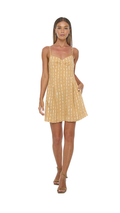 Guapa Mini Dress - Current Beige