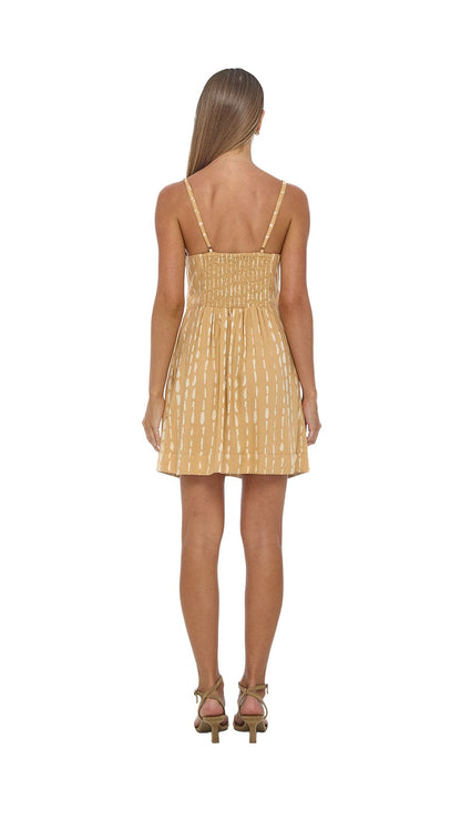 Guapa Mini Dress - Current Beige