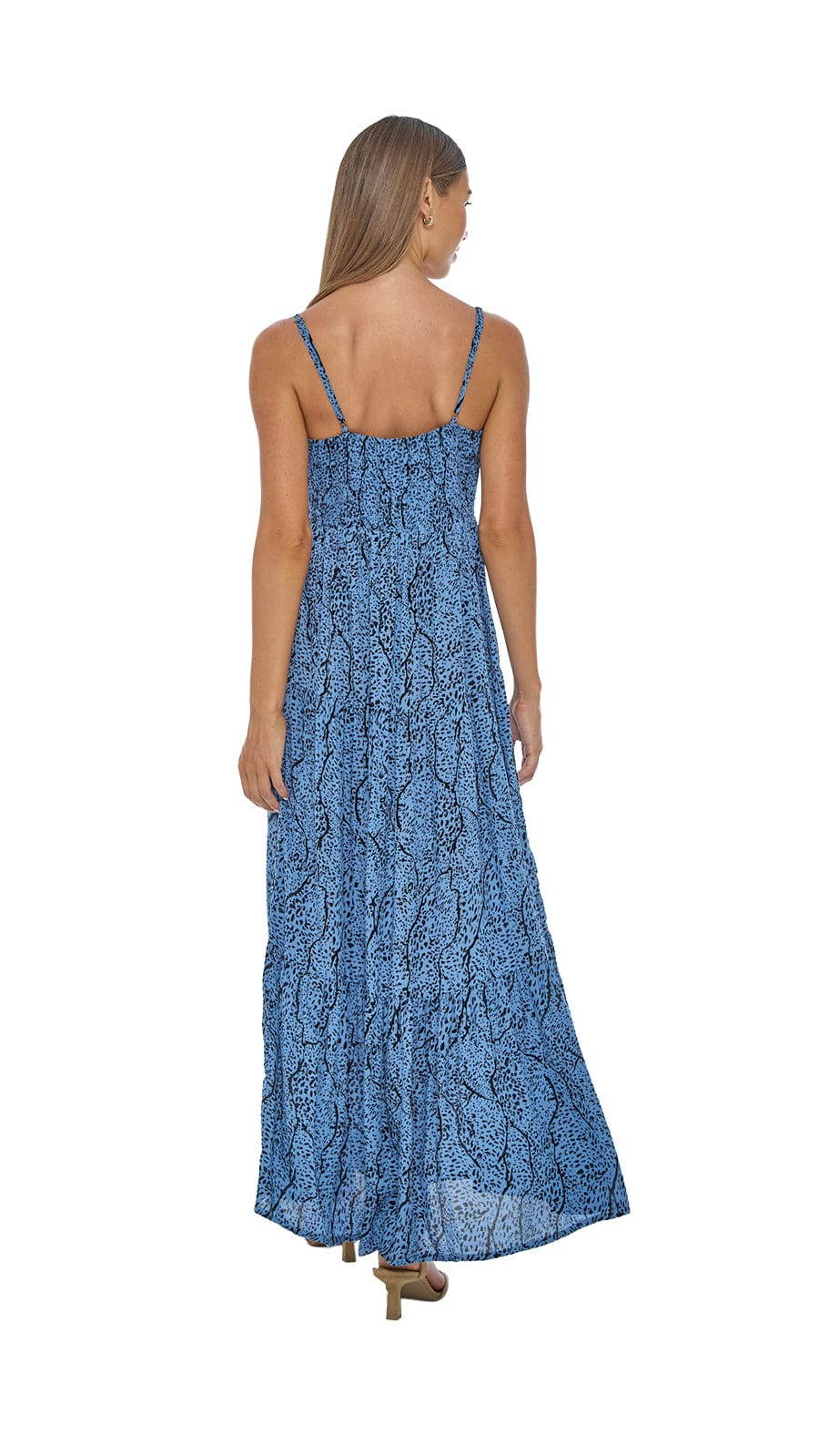The Lifestyle Heiva Maxi Dress - Savanae Blue