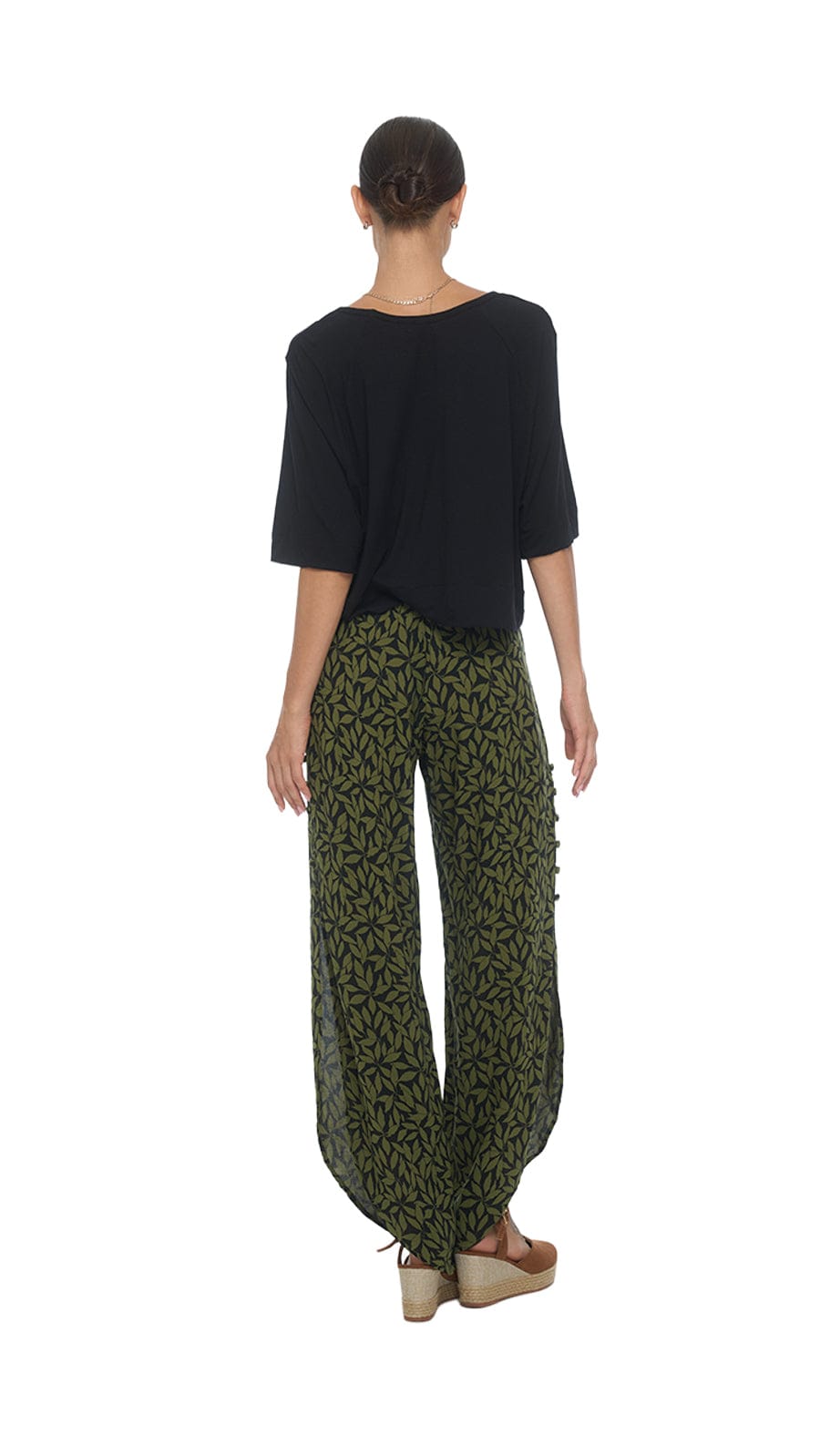 Stairway to Haven Pants - Petaline Black