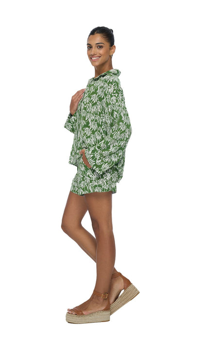 Zinia Shorts - Canopy Green