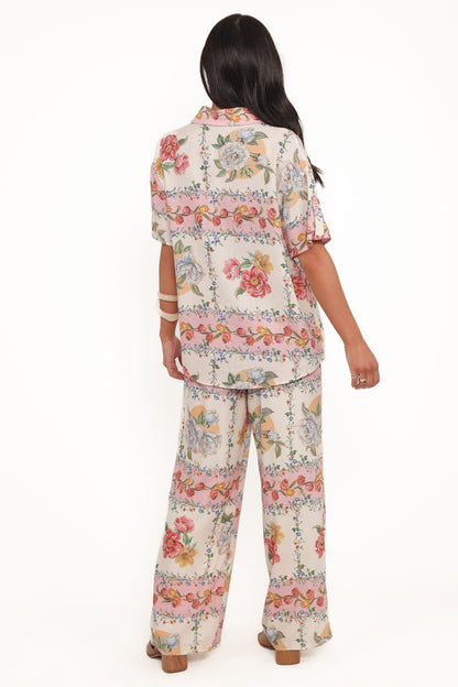 Cascais Pants - Rose Tile