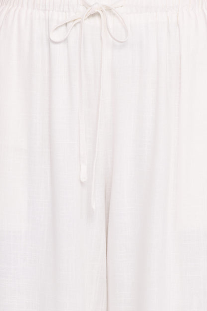 Elowen Wide Leg Pants - White