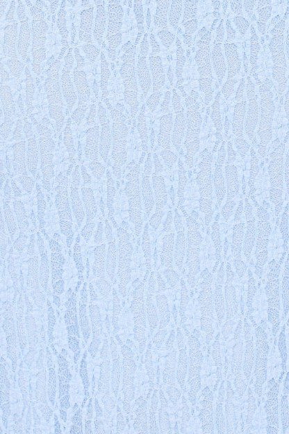Faeriel Lace Knit Maxi Skirt - Blue