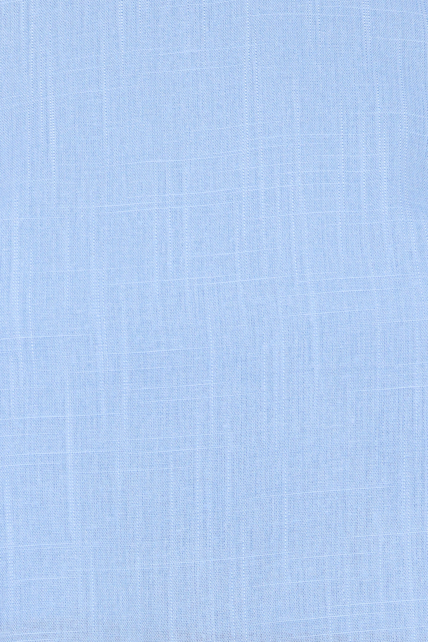 Madison Linen Column Skirt - Blue
