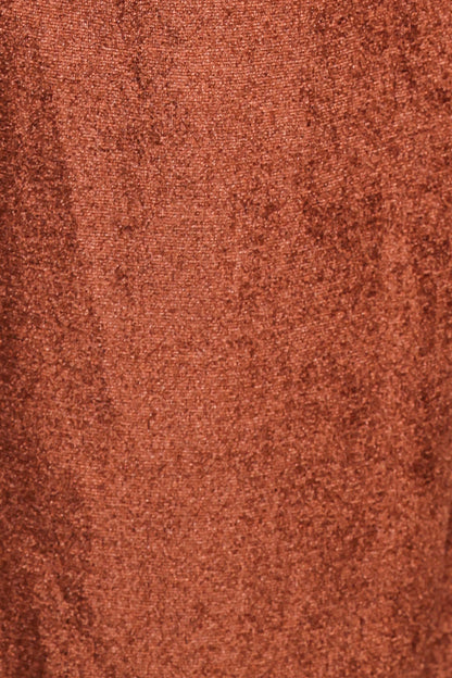 Riley Stretch Velvet Pant - Chocolate