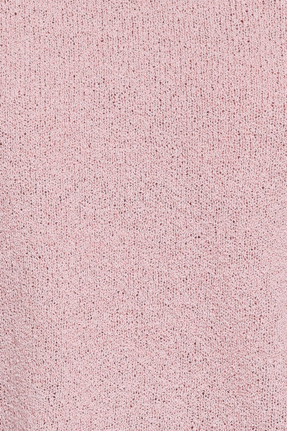 Ardena Boucle Knit Top - Pink