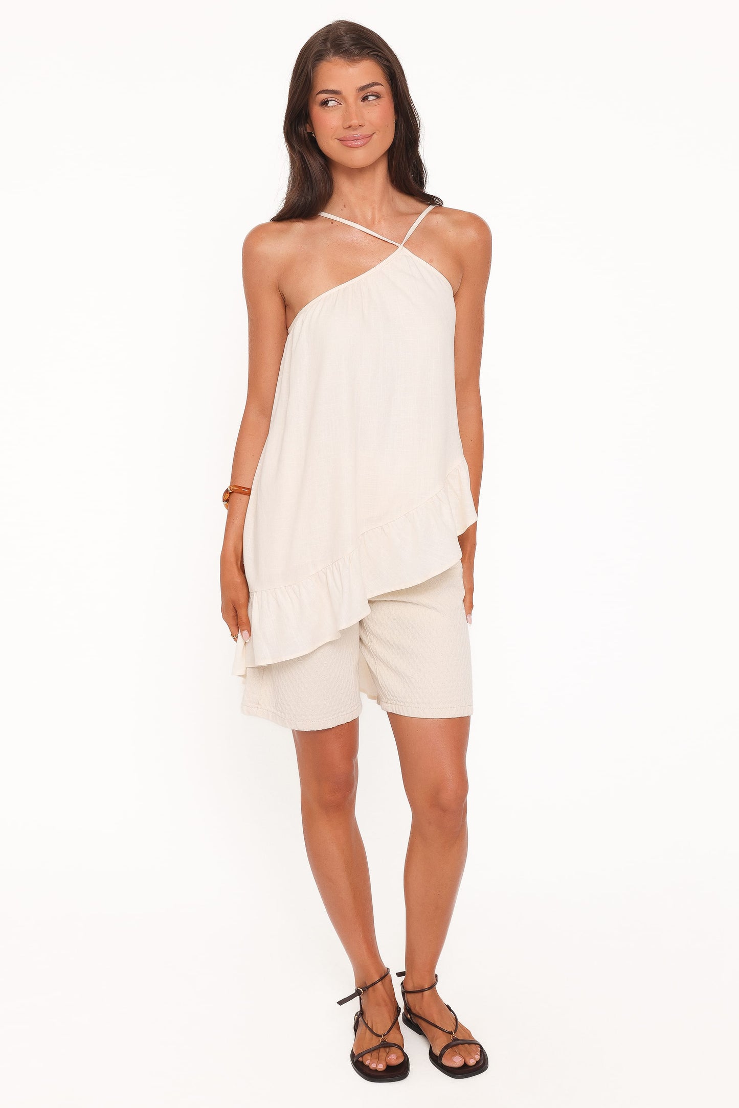 Cascade Asymmetric Top - Cream