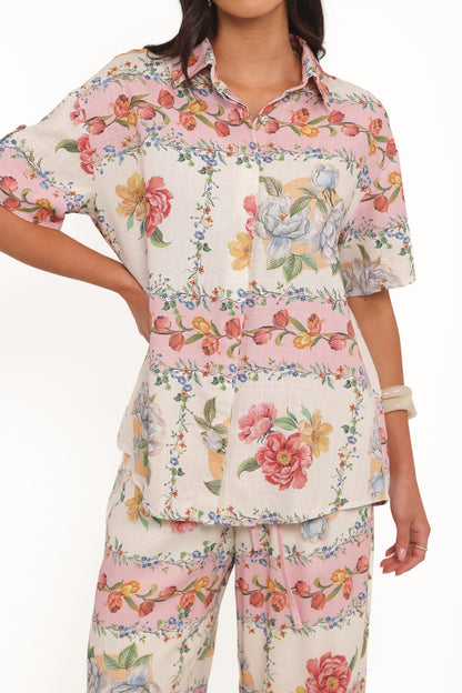 Cascais Shirt - Rose Tile