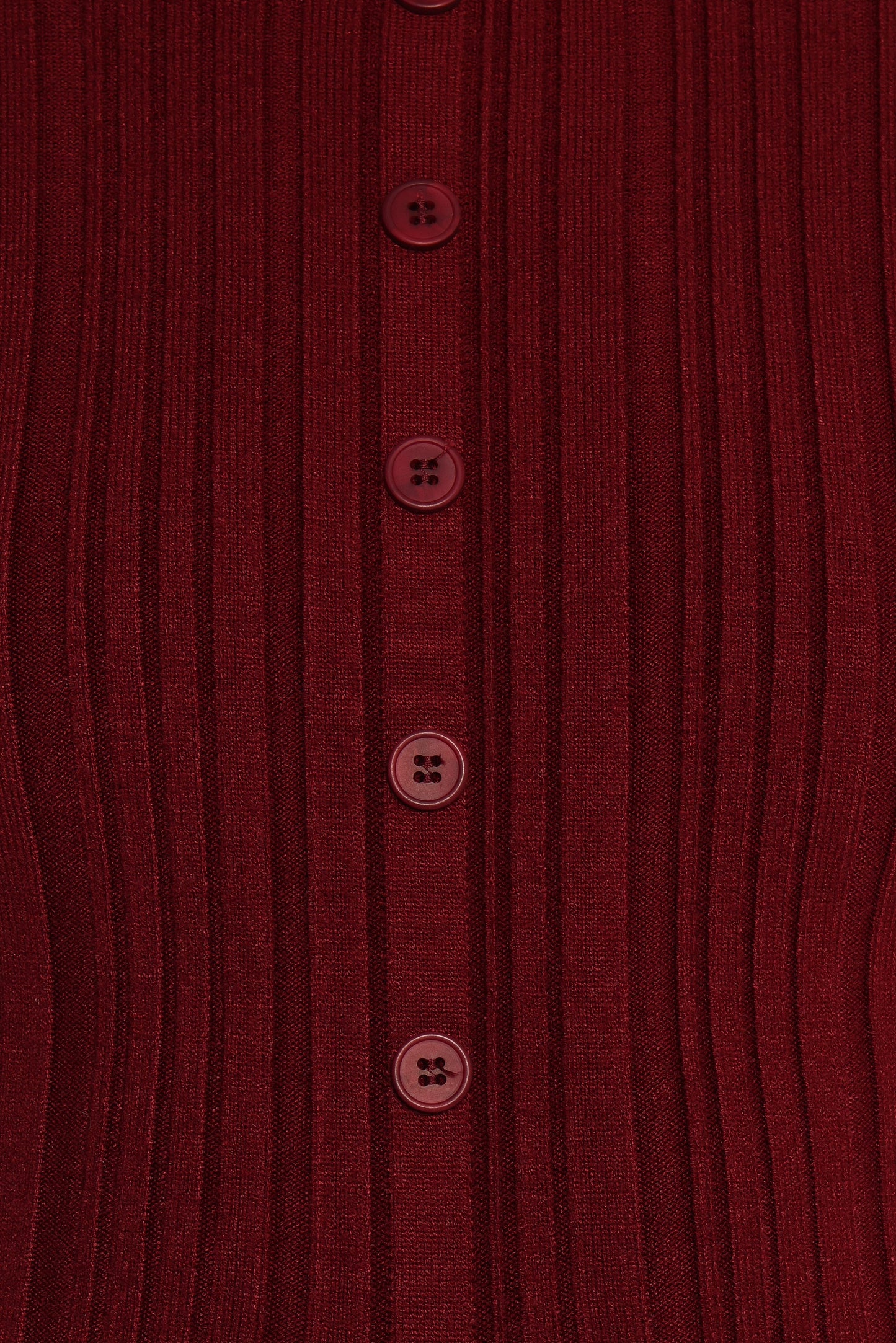 Hatte Cardigan Top - Dark Cherry