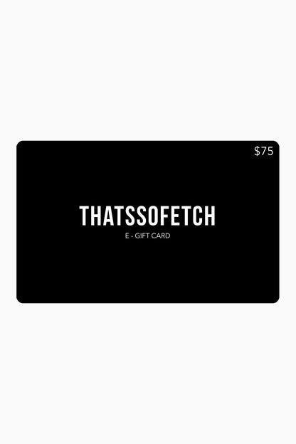 E - Gift Card