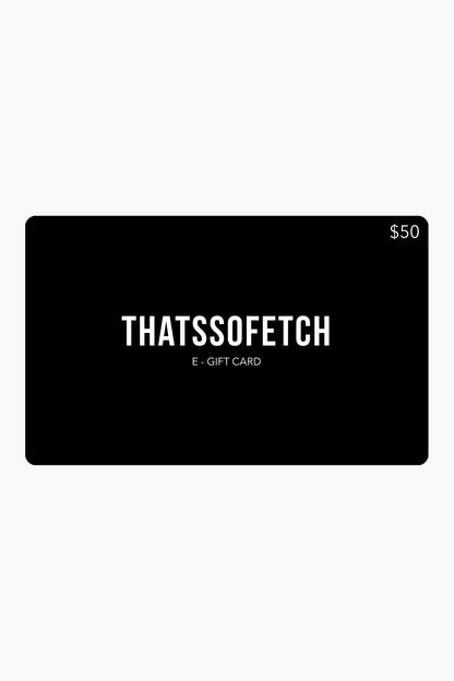 E - Gift Card