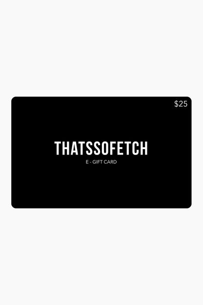 E - Gift Card