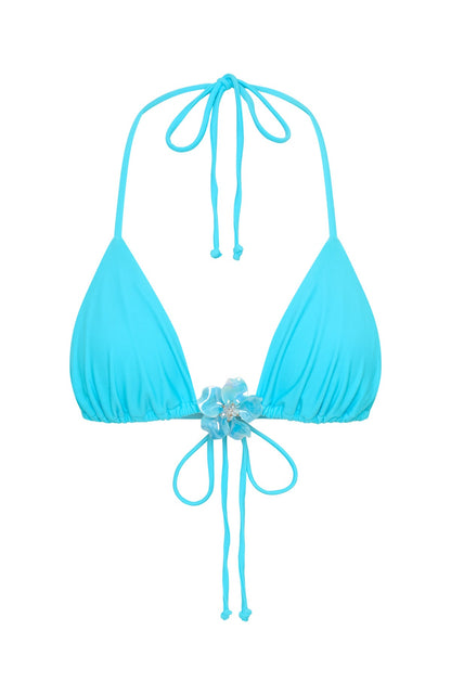 Aluna Bikini Top Paradise Blue