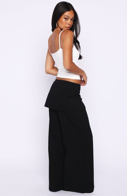 Off Beat Pants Black