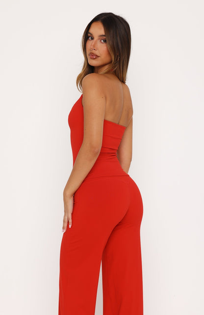 Studio 17 Lila Halter Top Red