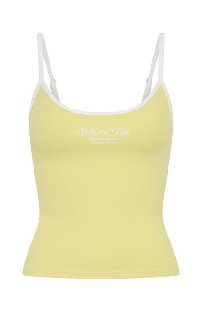 Verano Sixteen Giulia Singlet Top Lemon