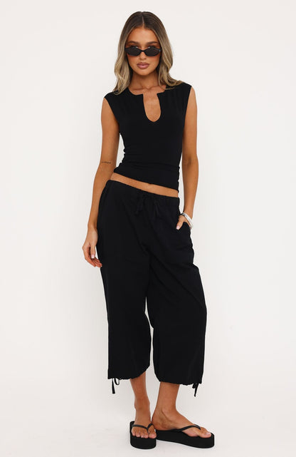 Something Cute Top Black